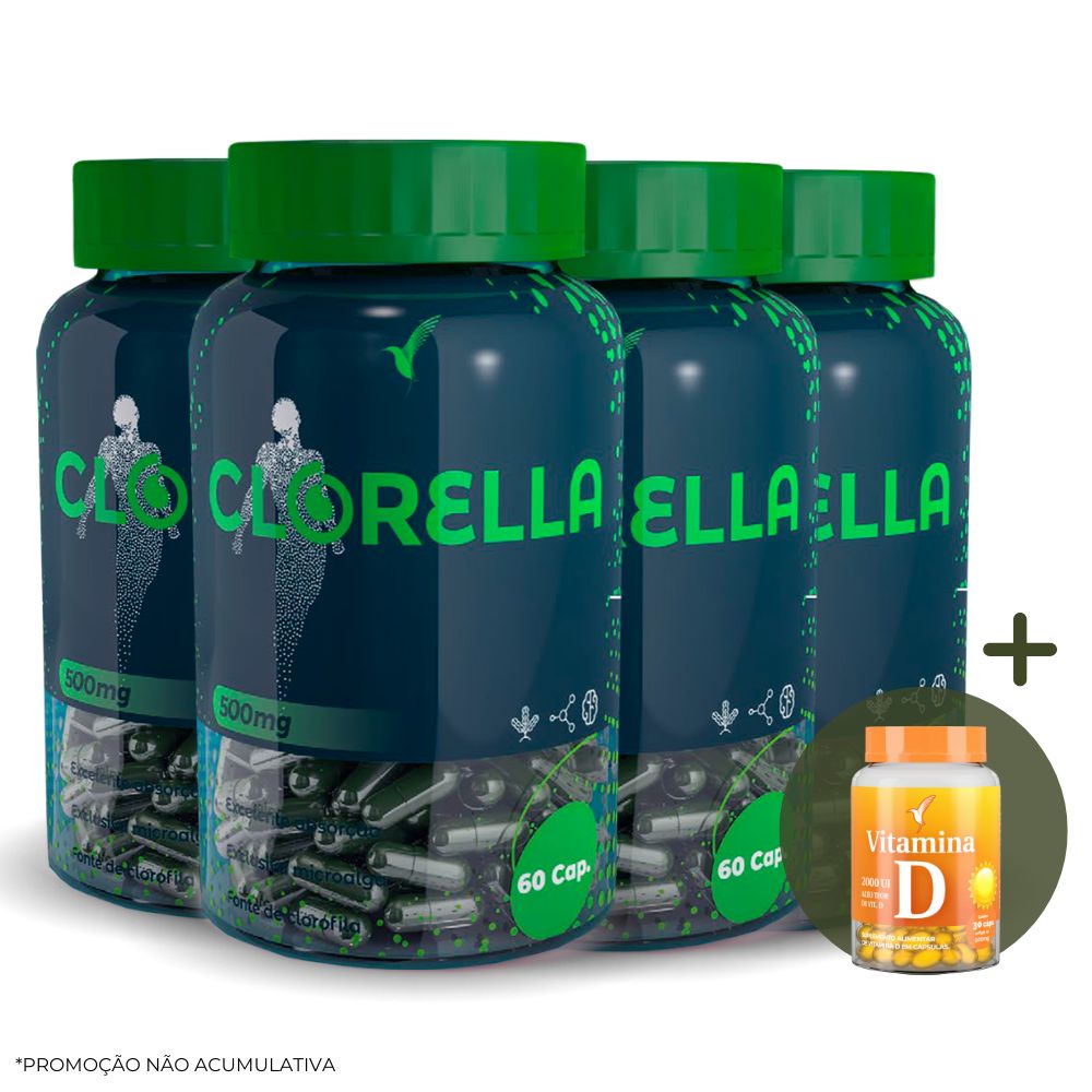 TRES CLORELLA E GANHE 1 VITAMINA D TRES CLORELLA E GANHE 1 VITAMINA D